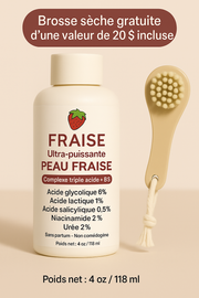Strawbeauty - crème d'acide triple avancé pour la kératose pilaire